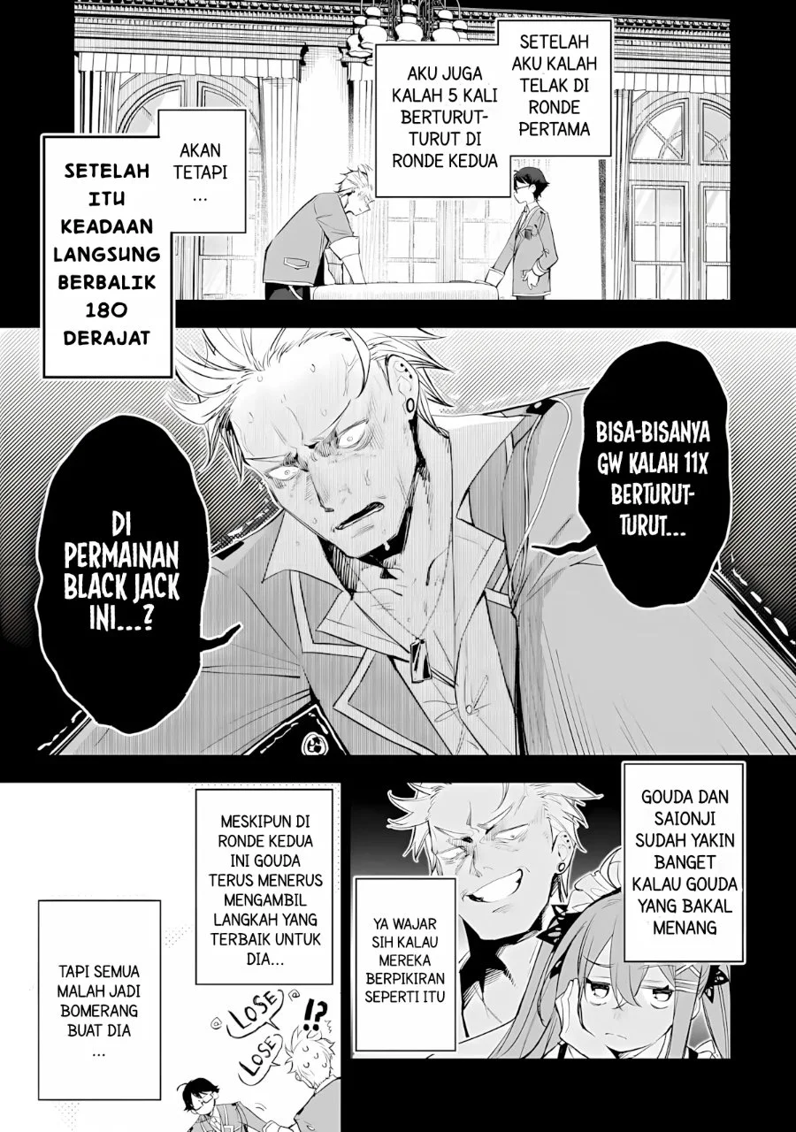Ore wa Gakuen Zunou Battle no Ensyutsuka!: Jishou Mob ga Kage kara Egaku Saikyou Shujinkou Musou Scenario Chapter 6 Gambar 3