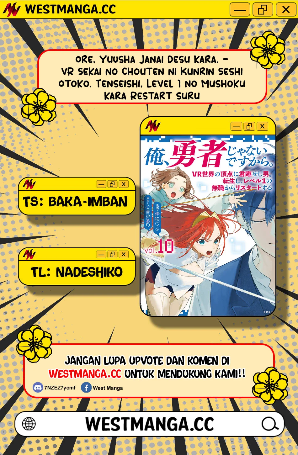 Ore, Yuusha janai desu kara. – VR Sekai no Chouten ni Kunrin Seshi Otoko. Tenseishi, Level 1 no Mushoku kara Restart suru Chapter 54 Gambar 3