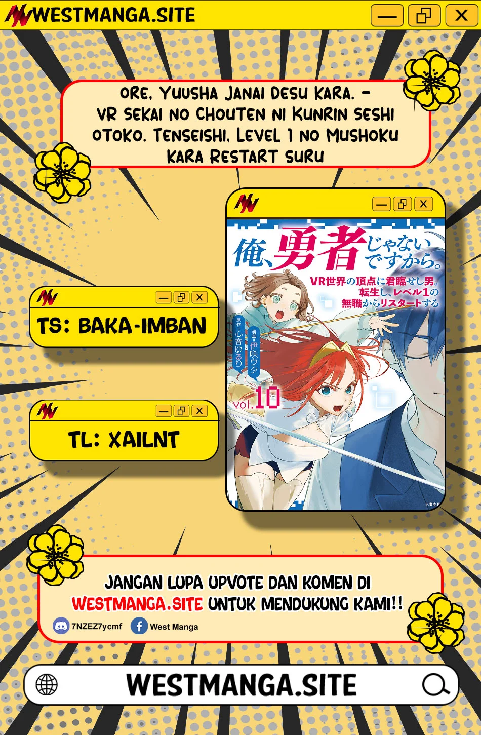 Ore, Yuusha janai desu kara. – VR Sekai no Chouten ni Kunrin Seshi Otoko. Tenseishi, Level 1 no Mushoku kara Restart suru Chapter 55 - Halaman 4