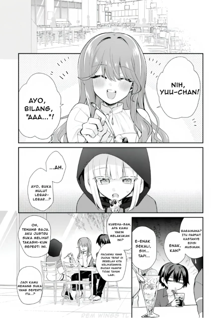 Osake to Senpai Kanojo to no Amaama Doukyo Lovecome wa Nijuusai ni Natte kara Chapter 5 Gambar 3