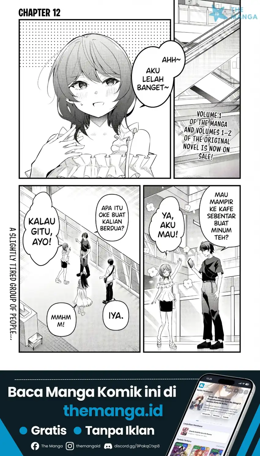 Manga “Osananajimi ga Hoshii” to Tsubuyaitara Yoku Issho ni Asobu Onna Tomodachi no Yousu ga Hen ni Nattanda ga Chapter 12 gambar 2