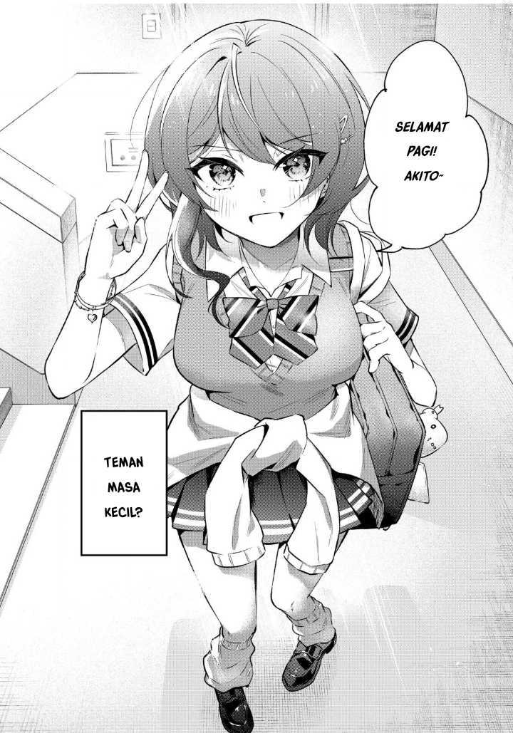 Manga “Osananajimi ga Hoshii” to Tsubuyaitara Yoku Issho ni Asobu Onna Tomodachi no Yousu ga Hen ni Nattanda ga Chapter 4 gambar 2