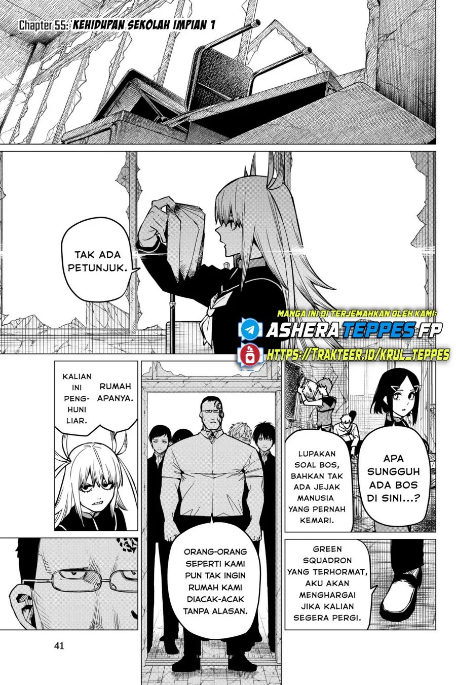 Manga Ranger Reject (Sentai Daishikkaku) Chapter 55 gambar 2