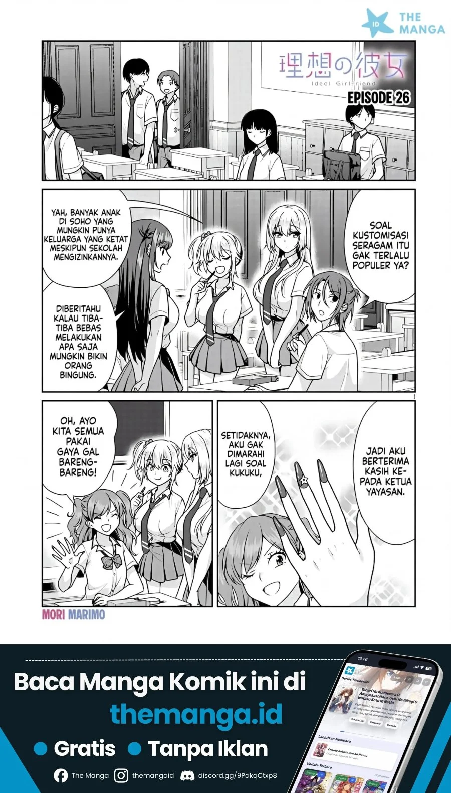 Manga Risou no Kanojo Chapter 26 gambar 2