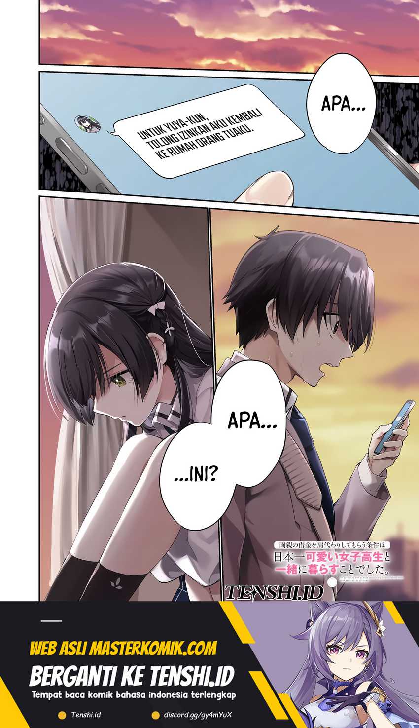 Manga Ryoushin no Shakkin wo Katagawari Shite Morau Jouken wa Nihon’ichi Kawaii Joshikousei to Issho ni Kurasu Koto Deshita Chapter 33 gambar 2