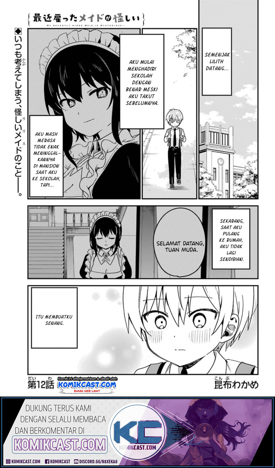 Manga Saikin Yatotta Maid ga Ayashii (My Recently Hired Maid Is Mysterious) (Serialization) Chapter 12 gambar 2
