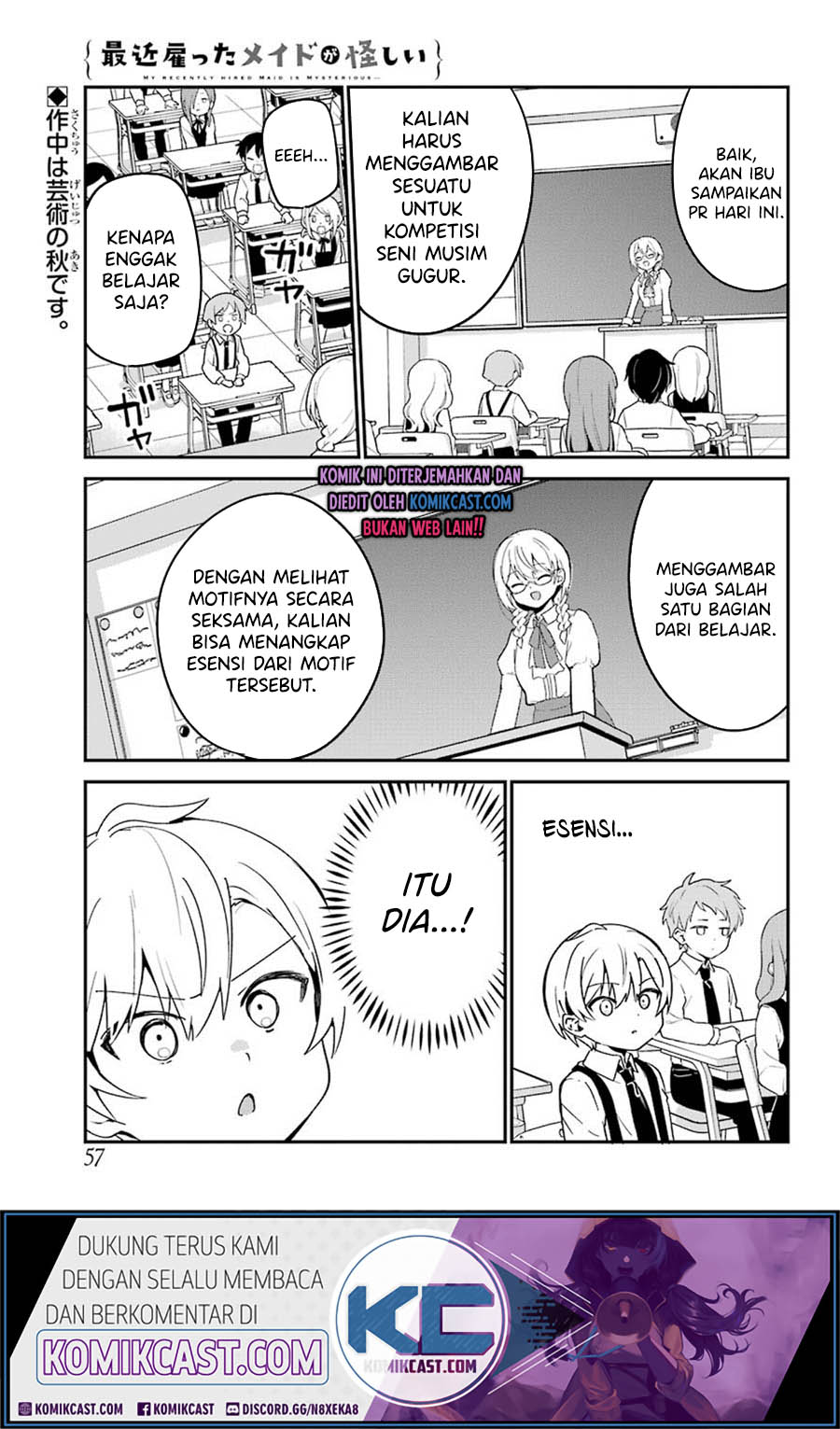 Manga Saikin Yatotta Maid ga Ayashii (My Recently Hired Maid Is Mysterious) (Serialization) Chapter 16 gambar 2