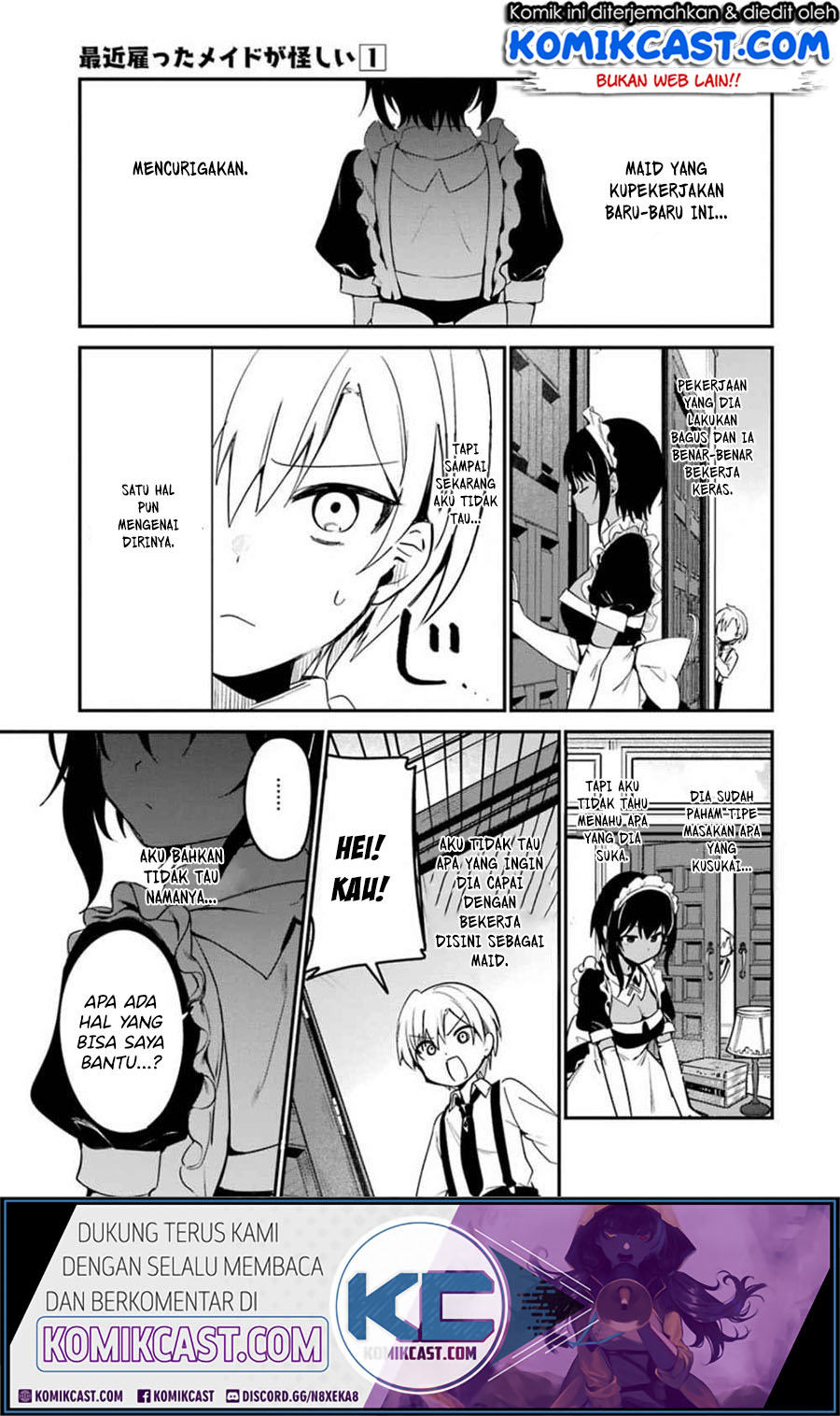 Manga Saikin Yatotta Maid ga Ayashii (My Recently Hired Maid Is Mysterious) (Serialization) Chapter 2 gambar 2