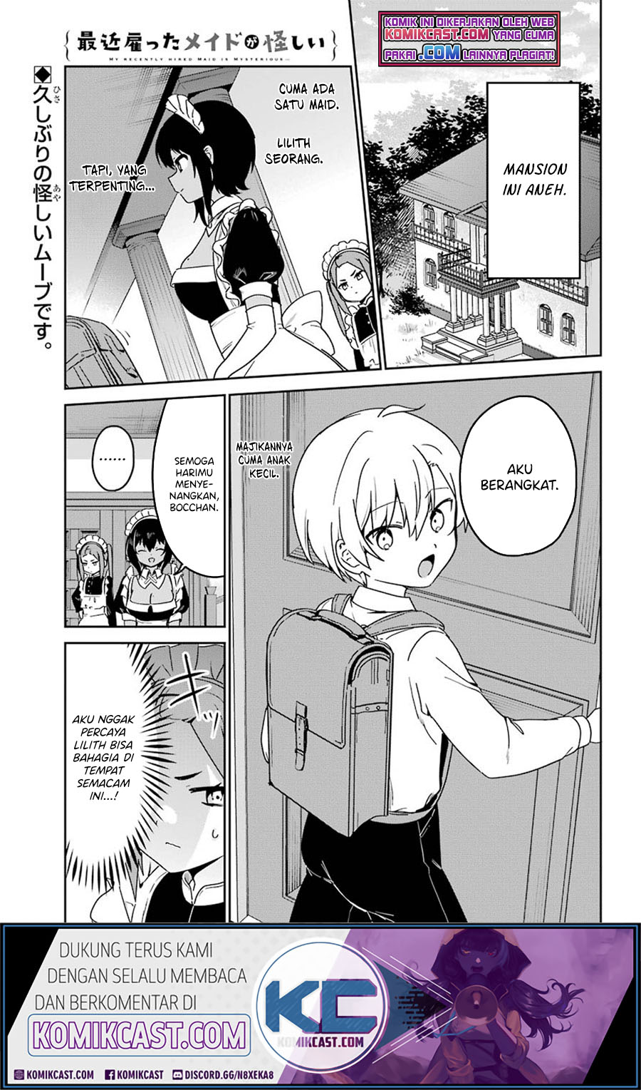 Manga Saikin Yatotta Maid ga Ayashii (My Recently Hired Maid Is Mysterious) (Serialization) Chapter 23 gambar 2