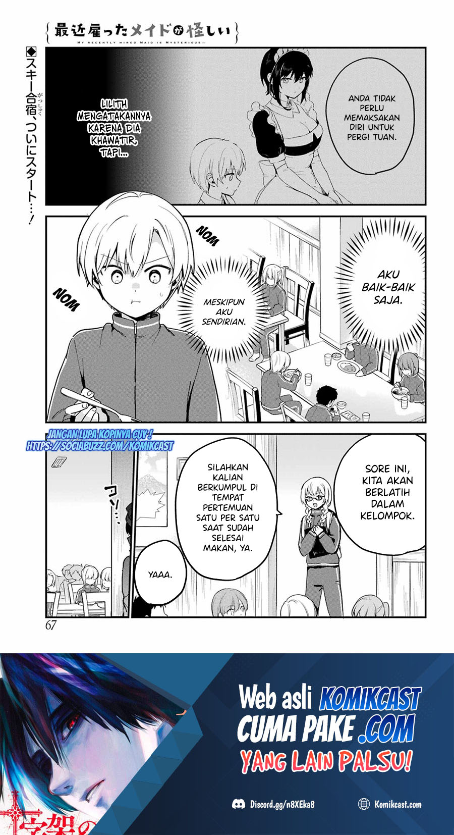 Manga Saikin Yatotta Maid ga Ayashii (My Recently Hired Maid Is Mysterious) (Serialization) Chapter 28 gambar 2