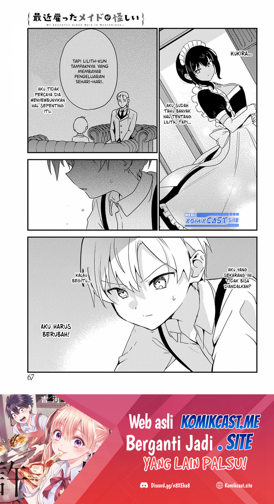 Manga Saikin Yatotta Maid ga Ayashii (My Recently Hired Maid Is Mysterious) (Serialization) Chapter 36 gambar 2