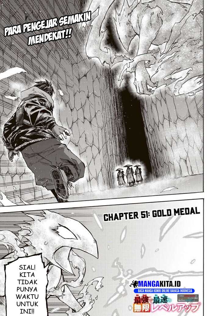 Manga Saikyou de Saisoku no Mugen Level Up Chapter 51 gambar 2