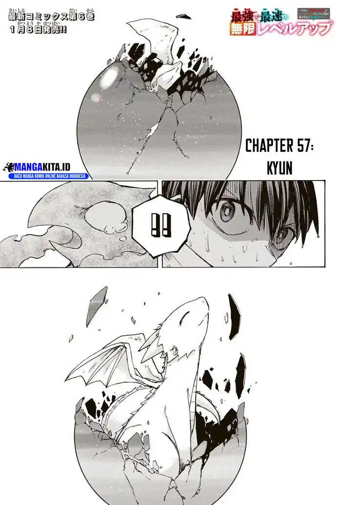 Manga Saikyou de Saisoku no Mugen Level Up Chapter 57 gambar 2