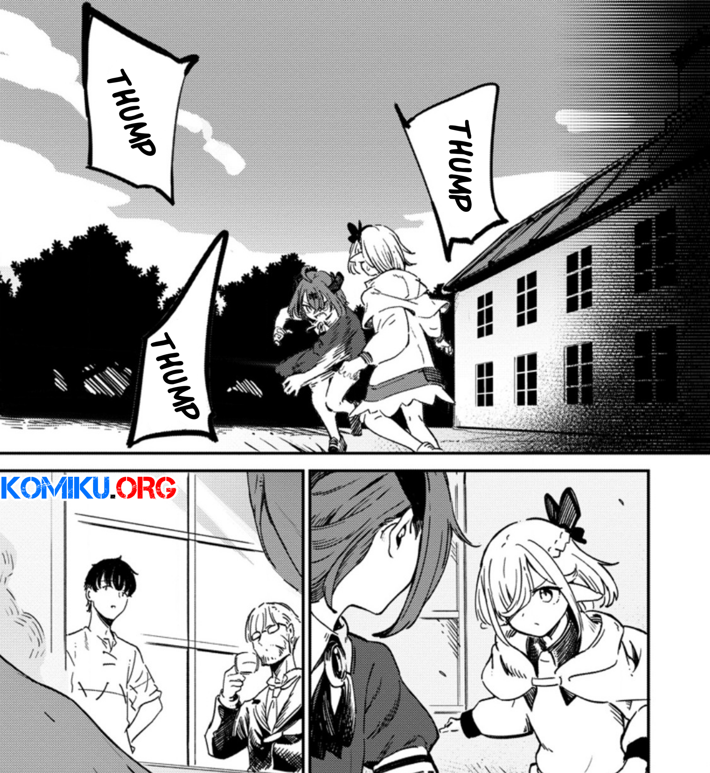 Manga Saikyou Kyuutei Shinan-yaku no Ossan, Tsuihousareta Hekichi de Musou Suru ~Maboroshi to Natta Shuzoku no Bishoujo-tachi wo Sodatete Henkyou wo Kaitaku~ Chapter 2.1 gambar 2