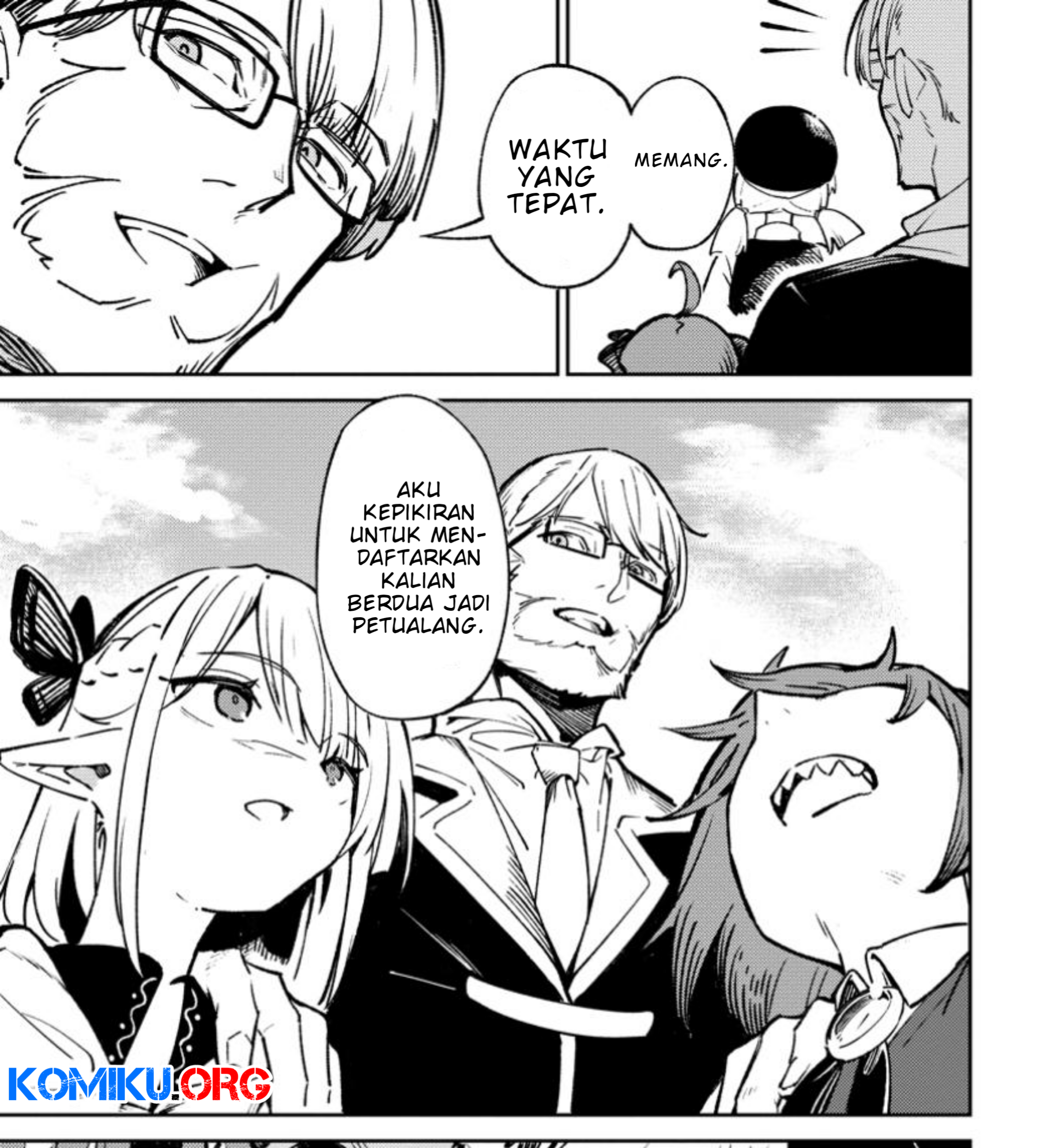 Manga Saikyou Kyuutei Shinan-yaku no Ossan, Tsuihousareta Hekichi de Musou Suru ~Maboroshi to Natta Shuzoku no Bishoujo-tachi wo Sodatete Henkyou wo Kaitaku~ Chapter 4.3 gambar 2