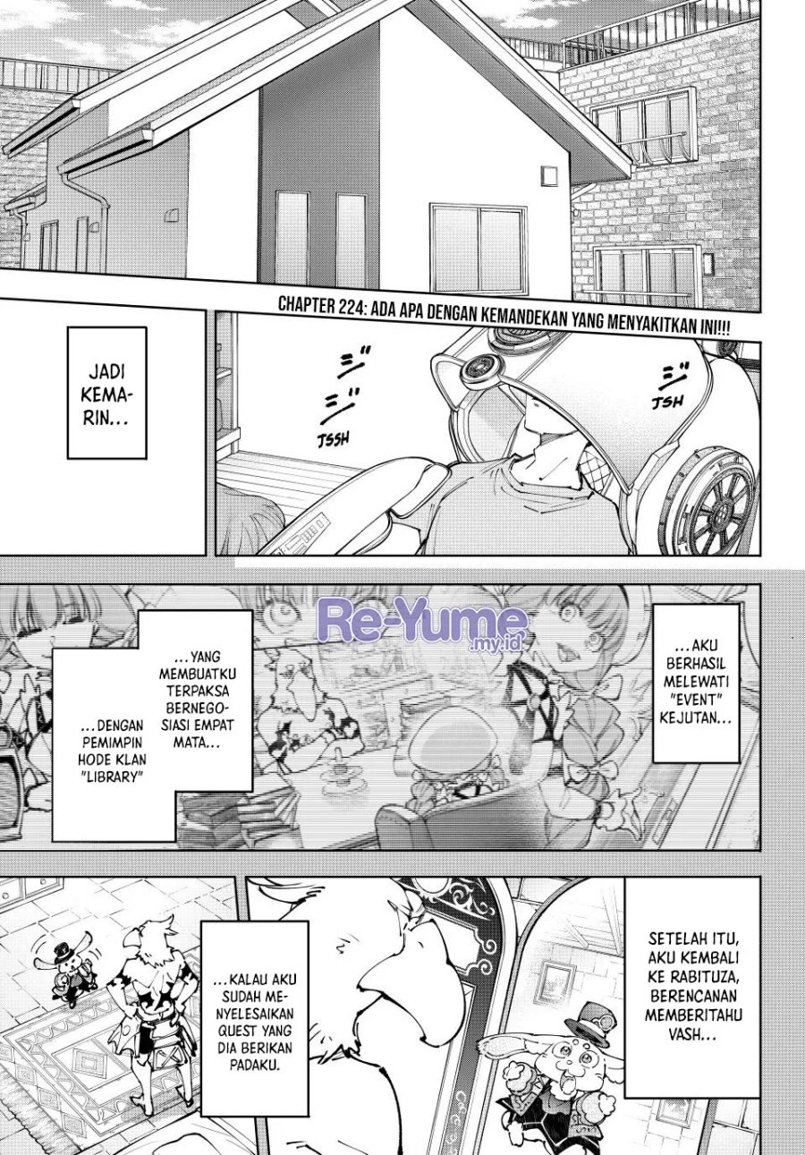 Manga Shangri-La Frontier ~ Kusoge Hunter, Kamige ni Idoman to su~ Chapter 224 gambar 2