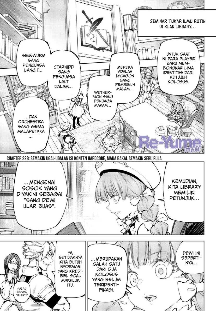 Manga Shangri-La Frontier ~ Kusoge Hunter, Kamige ni Idoman to su~ Chapter 228 gambar 2