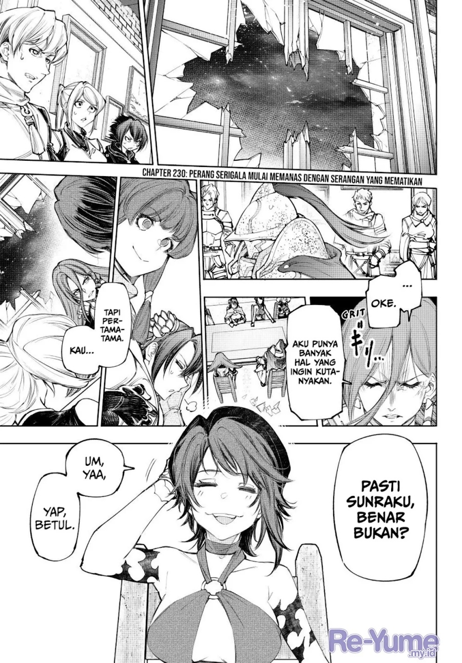 Manga Shangri-La Frontier ~ Kusoge Hunter, Kamige ni Idoman to su~ Chapter 230 gambar 2
