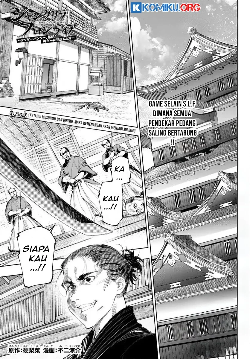 Manga Shangri-La Frontier ~ Kusoge Hunter, Kamige ni Idoman to su~ Chapter 236 gambar 2