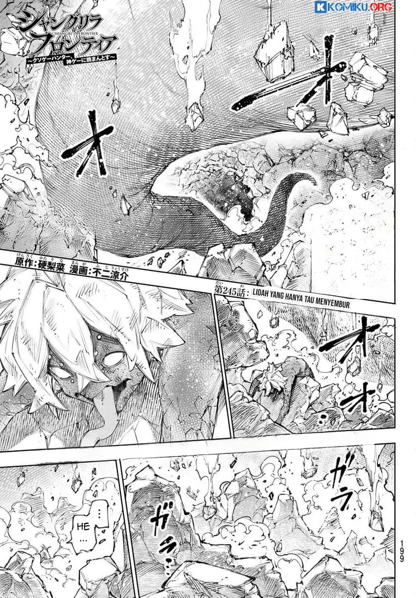 Manga Shangri-La Frontier ~ Kusoge Hunter, Kamige ni Idoman to su~ Chapter 245 gambar 2