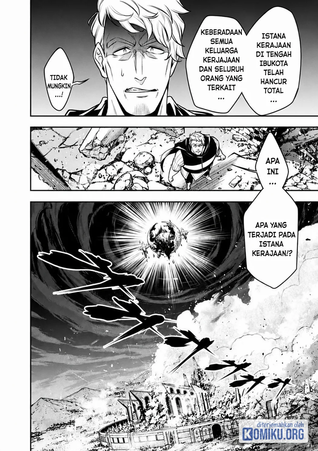 Manga Shijou Saikyou no Mahou Kenshi, F Rank Boukensha ni Tensei Suru Chapter 156 gambar 2