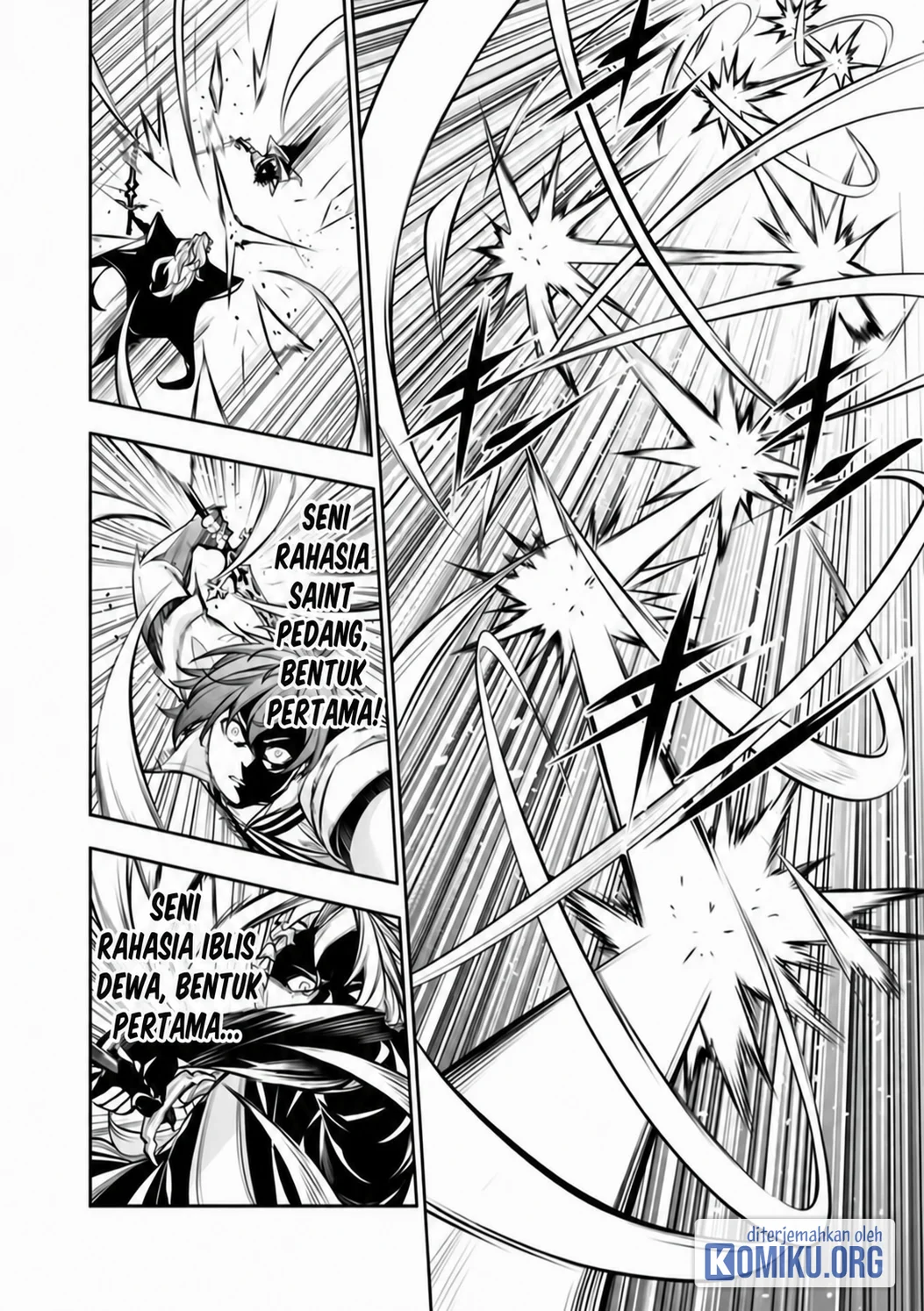 Manga Shijou Saikyou no Mahou Kenshi, F Rank Boukensha ni Tensei Suru Chapter 158 gambar 2