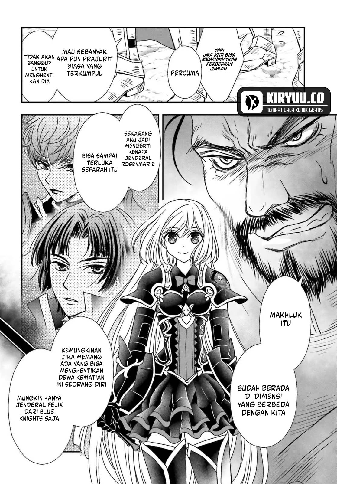 Manga Shinigami ni Sodaterareta Shoujo wa Shikkoku no Tsurugi wo Mune ni Idaku Chapter 53.2 gambar 2