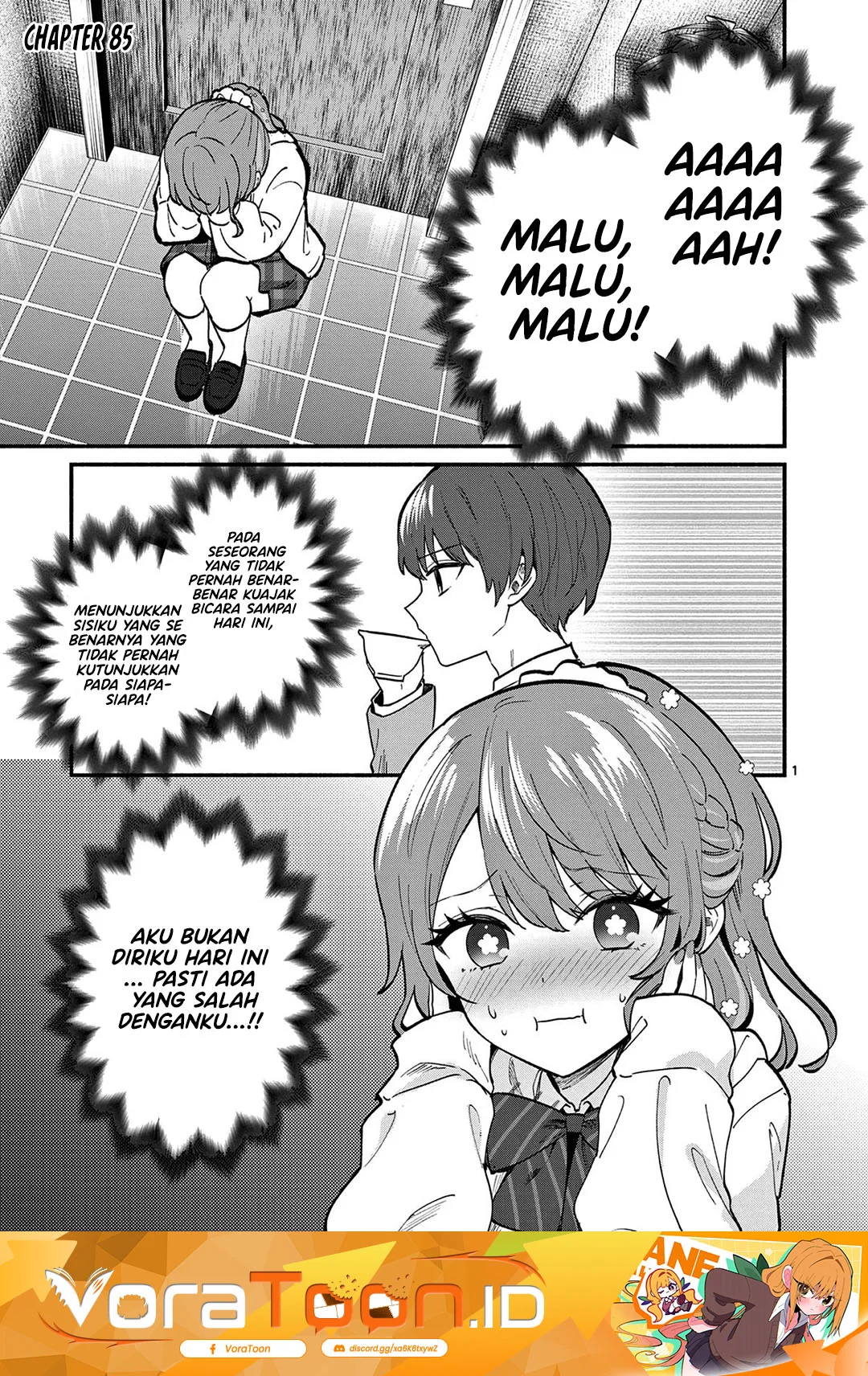 Manga Shiotaiou no Sato-san ga Ore ni dake Amai Chapter 85 gambar 2