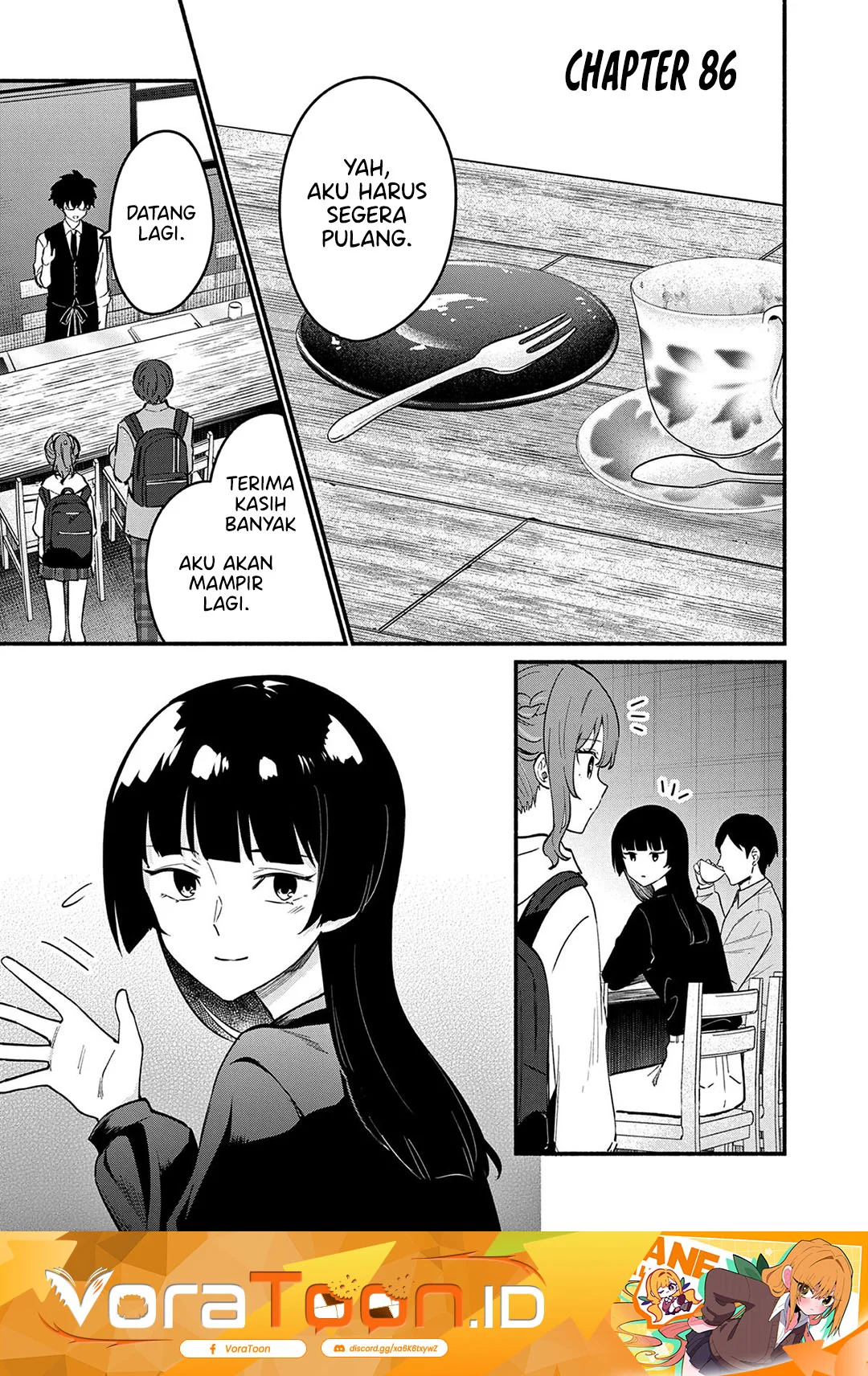 Manga Shiotaiou no Sato-san ga Ore ni dake Amai Chapter 86 gambar 2