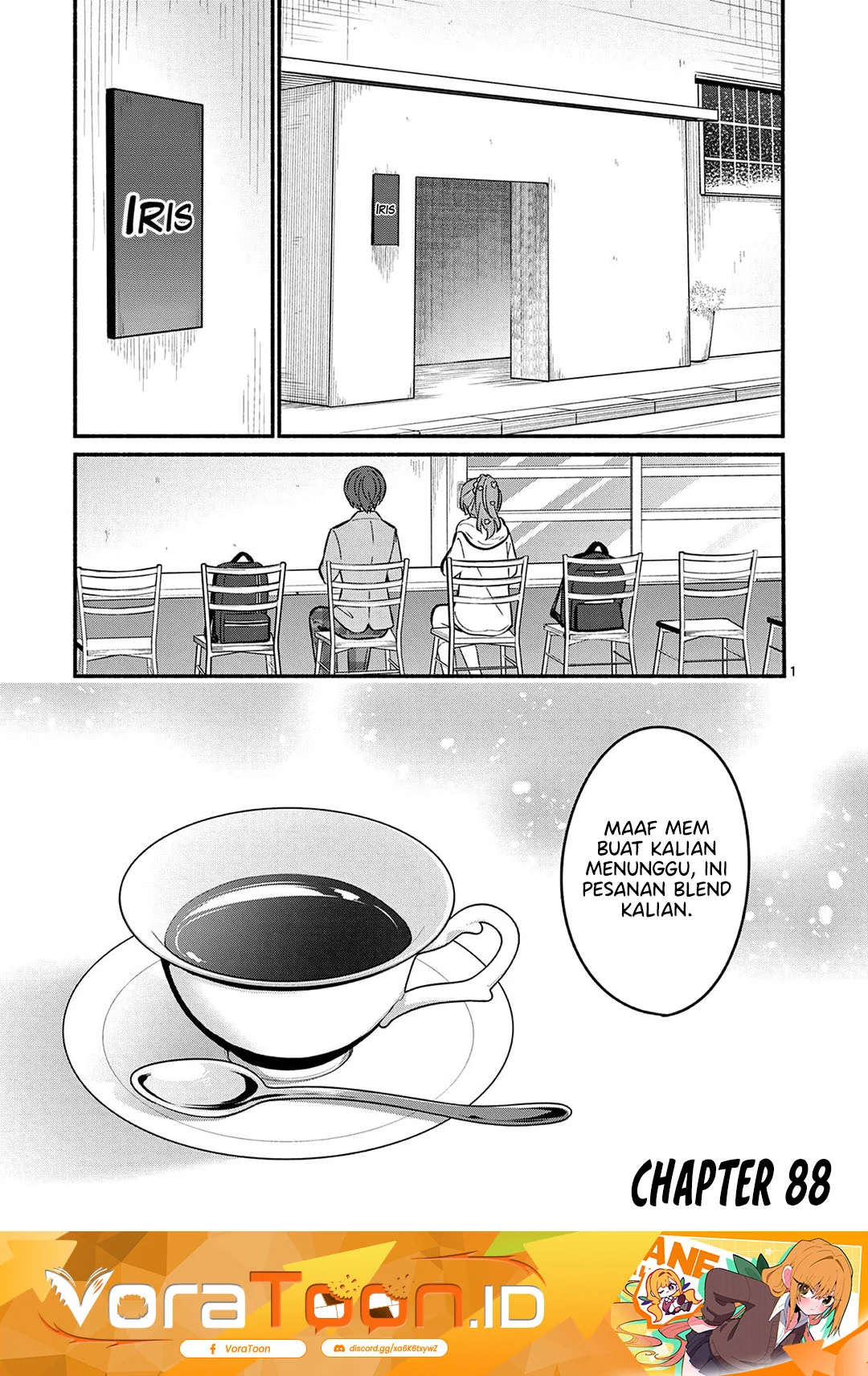 Manga Shiotaiou no Sato-san ga Ore ni dake Amai Chapter 88 gambar 2