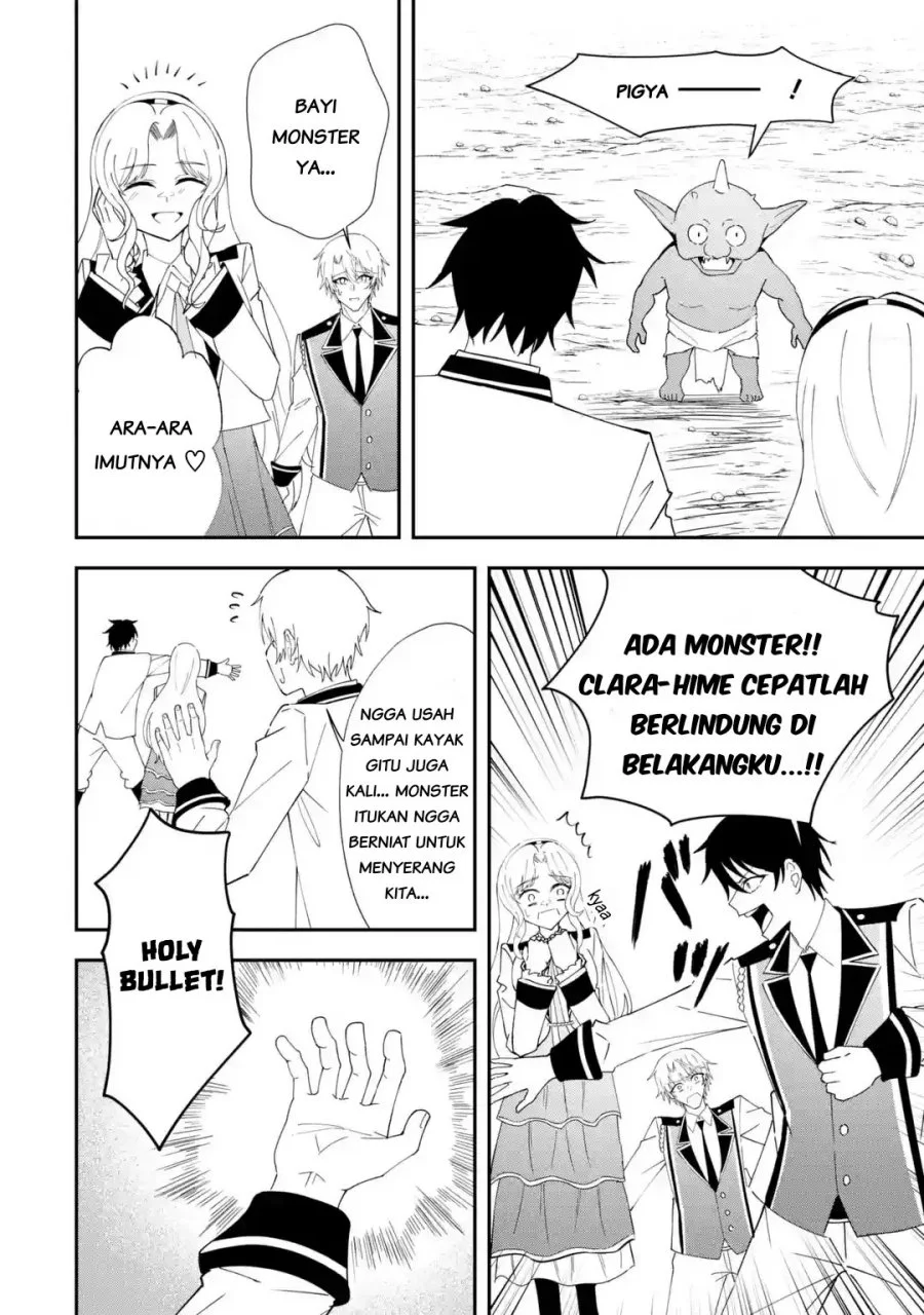 Manga Shokei Flag No Akuyaku Kizoku Ni Tensei Shitaga, Shinitakunainode Yami Maho Wo Kiwamete Heroine Tachi Wo Sukuimasu Byojakuna Heroine Wo Care Shitara Naze Ka Ore Ga Dekiai Sareta Ken Chapter 8.3 gambar 2