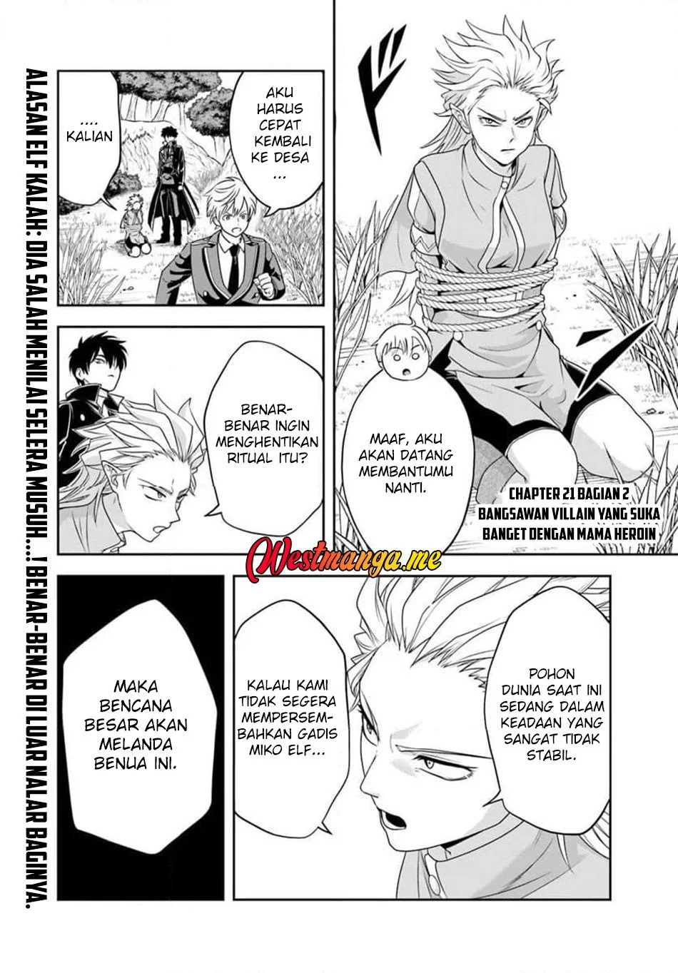 Manga Sono Akuyaku Kizoku, Mama Heroine ga Suki Sugiru ~Shinshi na Doryoku de Saikyou to Nari Fuguu na Oshi Chara Tasukemakuru~ Chapter 21.2 gambar 2