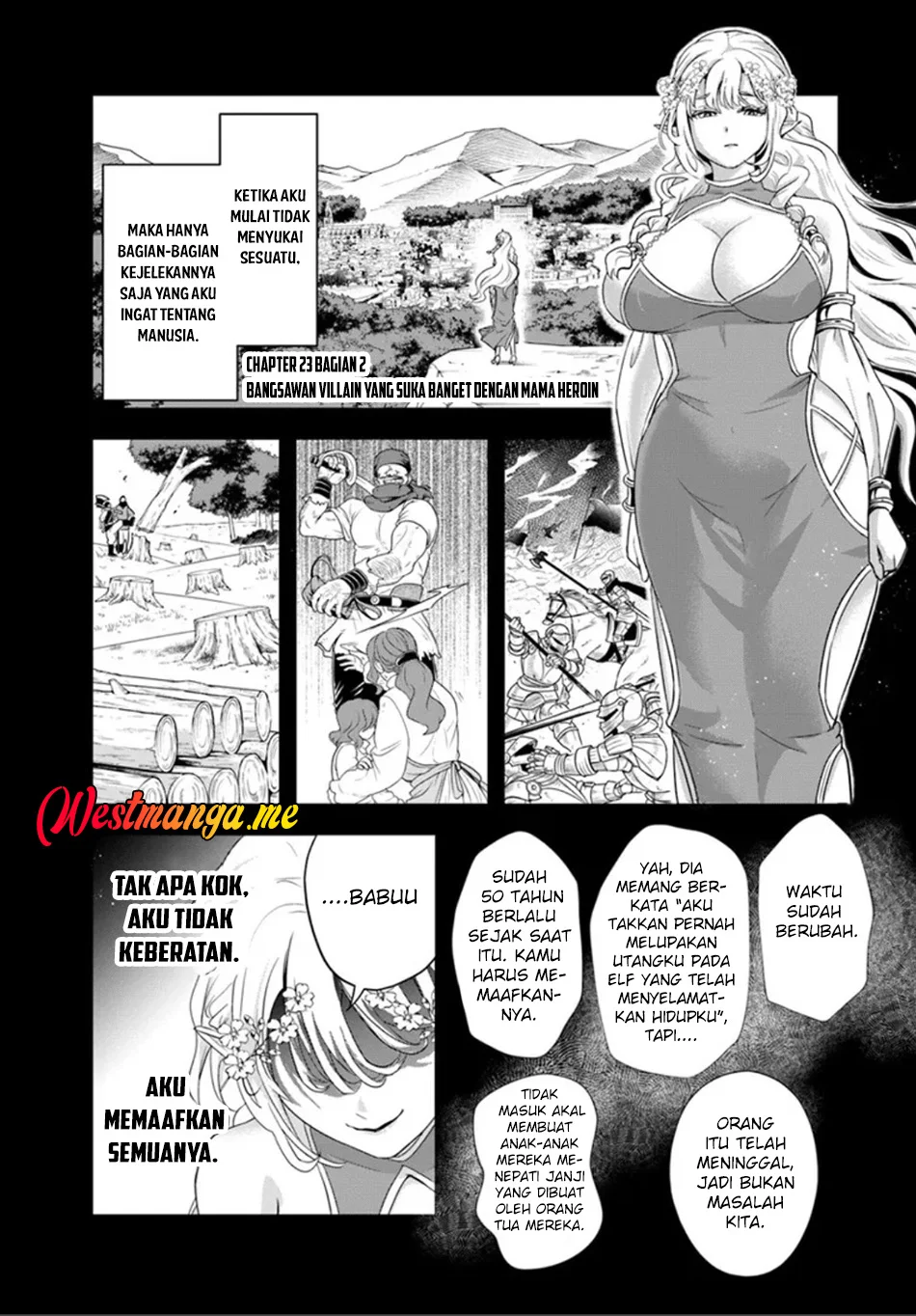 Manga Sono Akuyaku Kizoku, Mama Heroine ga Suki Sugiru ~Shinshi na Doryoku de Saikyou to Nari Fuguu na Oshi Chara Tasukemakuru~ Chapter 23.2 gambar 2