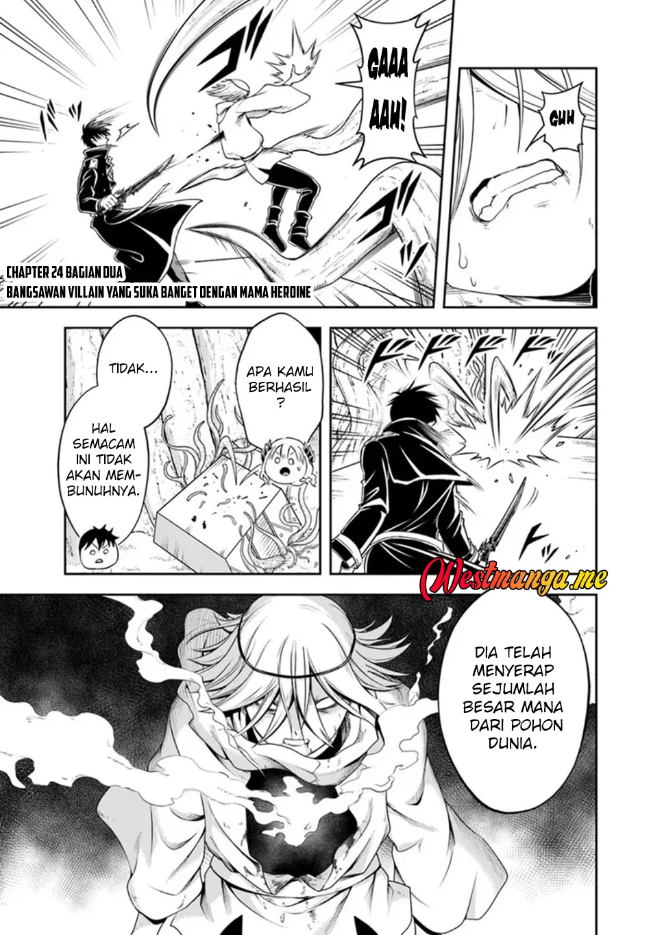 Manga Sono Akuyaku Kizoku, Mama Heroine ga Suki Sugiru ~Shinshi na Doryoku de Saikyou to Nari Fuguu na Oshi Chara Tasukemakuru~ Chapter 24.2 gambar 2