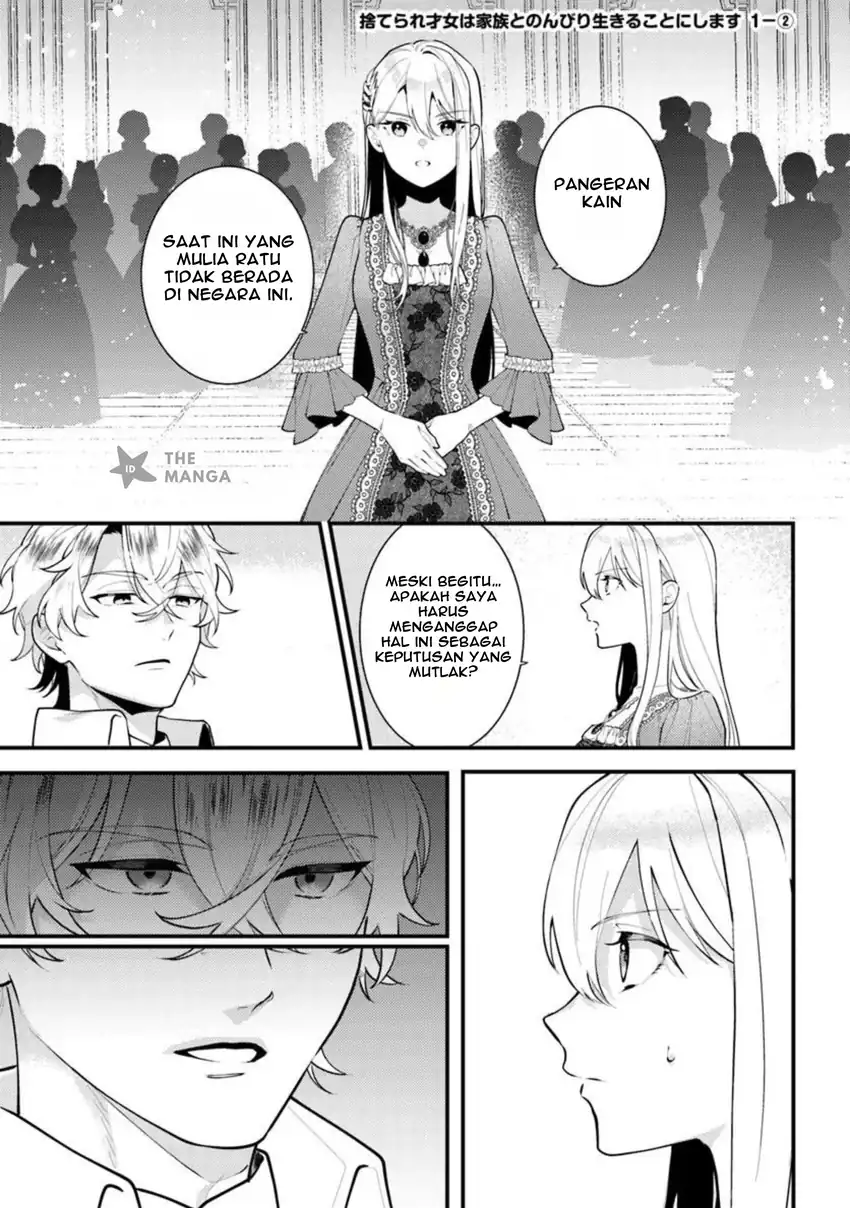 Manga Suterare Saijo Wa Kazoku To Nonbiri Ikiru Koto Ni Shimasu Chapter 1.2 gambar 2
