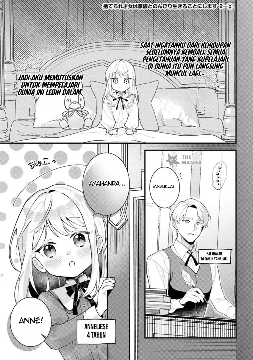 Manga Suterare Saijo Wa Kazoku To Nonbiri Ikiru Koto Ni Shimasu Chapter 2.2 gambar 2