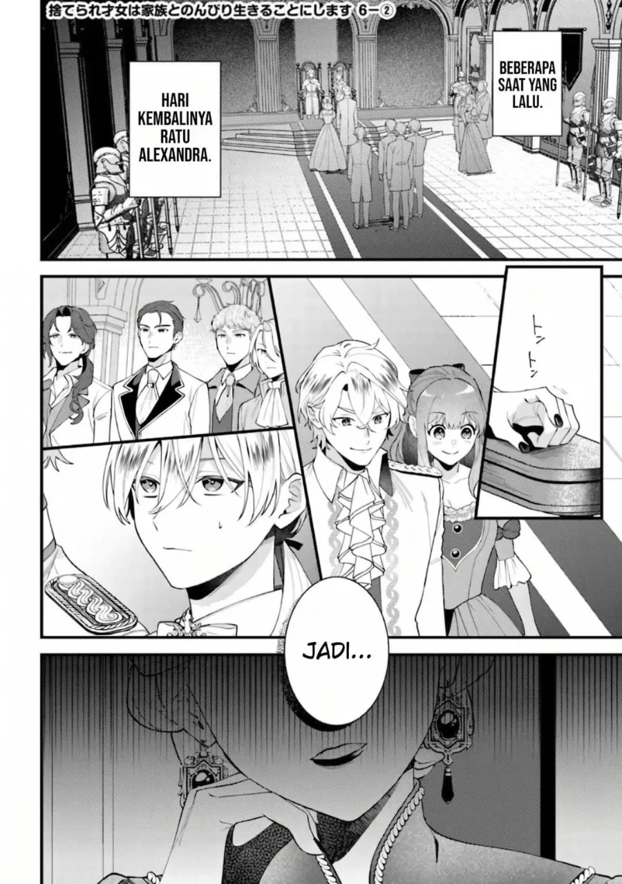 Manga Suterare Saijo Wa Kazoku To Nonbiri Ikiru Koto Ni Shimasu Chapter 6.2 gambar 2