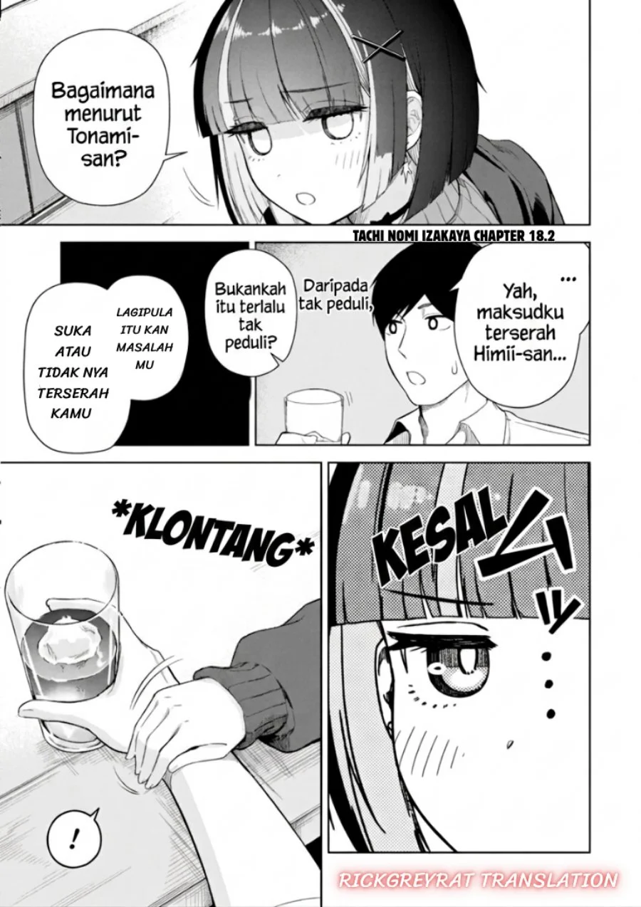 Manga Tachi Nomi Izakaya De Kei Joshidaisei Ga Tonari Ni Kuru Hanashi Chapter 18.2 gambar 2