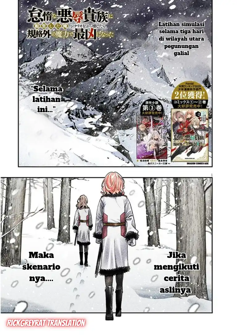 Manga Taida na Akujo Kizoku ni Tensei Shita Ore, Shinario o Bukko wa Shitara Kikaku-gai no Maryoku de Saikyou ni Natta Chapter 19 gambar 2