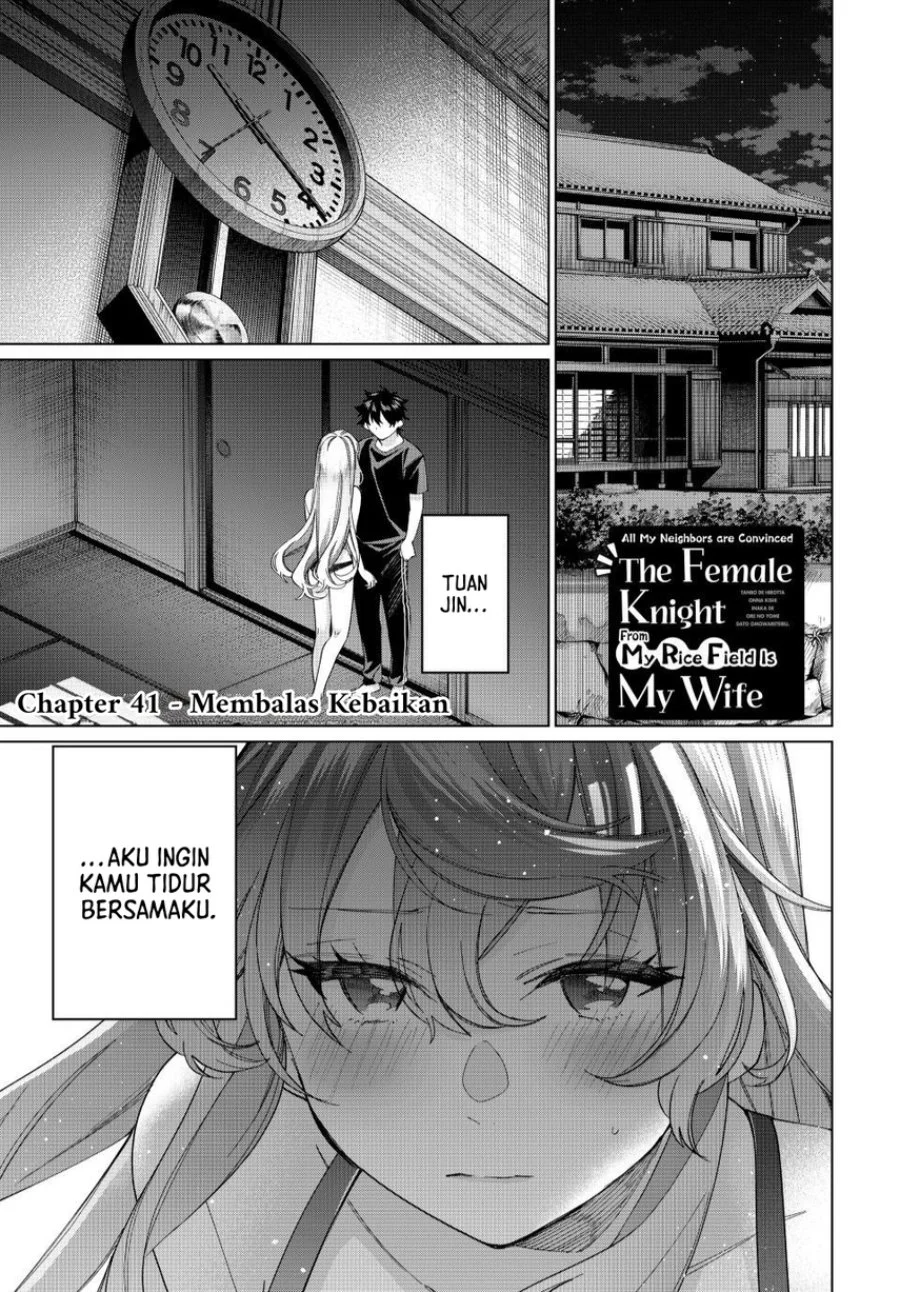 Tanbo de Hirotta Onna Kishi, Inaka de Ore no Yome da to Omowareteiru Chapter 41 Gambar 3