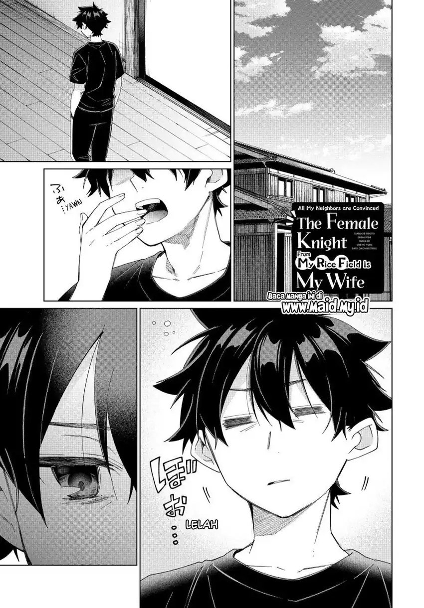 Tanbo de Hirotta Onna Kishi, Inaka de Ore no Yome da to Omowareteiru Chapter 43 Gambar 3