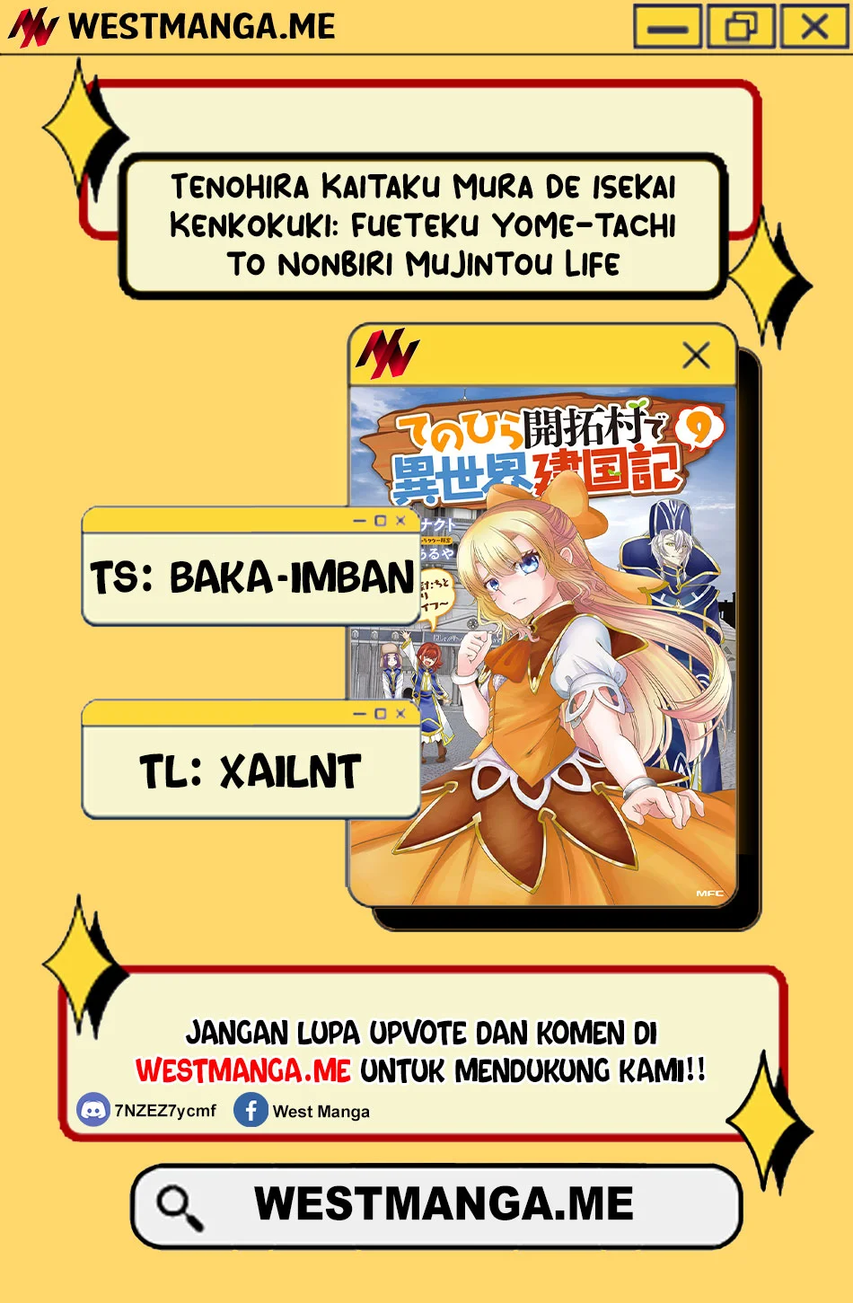 Tenohira Kaitaku Mura de Isekai Kenkokuki: Fueteku Yome-tachi to Nonbiri Mujintou Life (fix) Chapter 62 Gambar 3