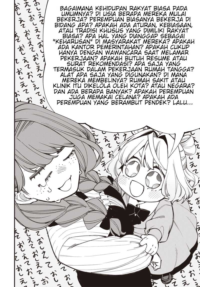Manga Tensei Arasaa Joshi no Kotoyo Kaikatsu – Seiryaku Kekkon wa Iya na no de, Zatsugaku Chishiki de Tanoshii Kaikaku Life wo Kekkou Shichaimasu! Chapter 2.1 gambar 2