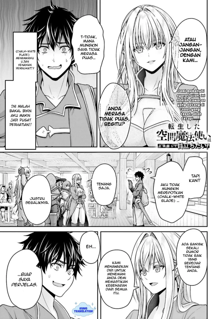 Manga Tensei Shita Kuukan Mahoutsukai wa Shoutai Kakushite Medachitai! Chapter 5.1 gambar 2