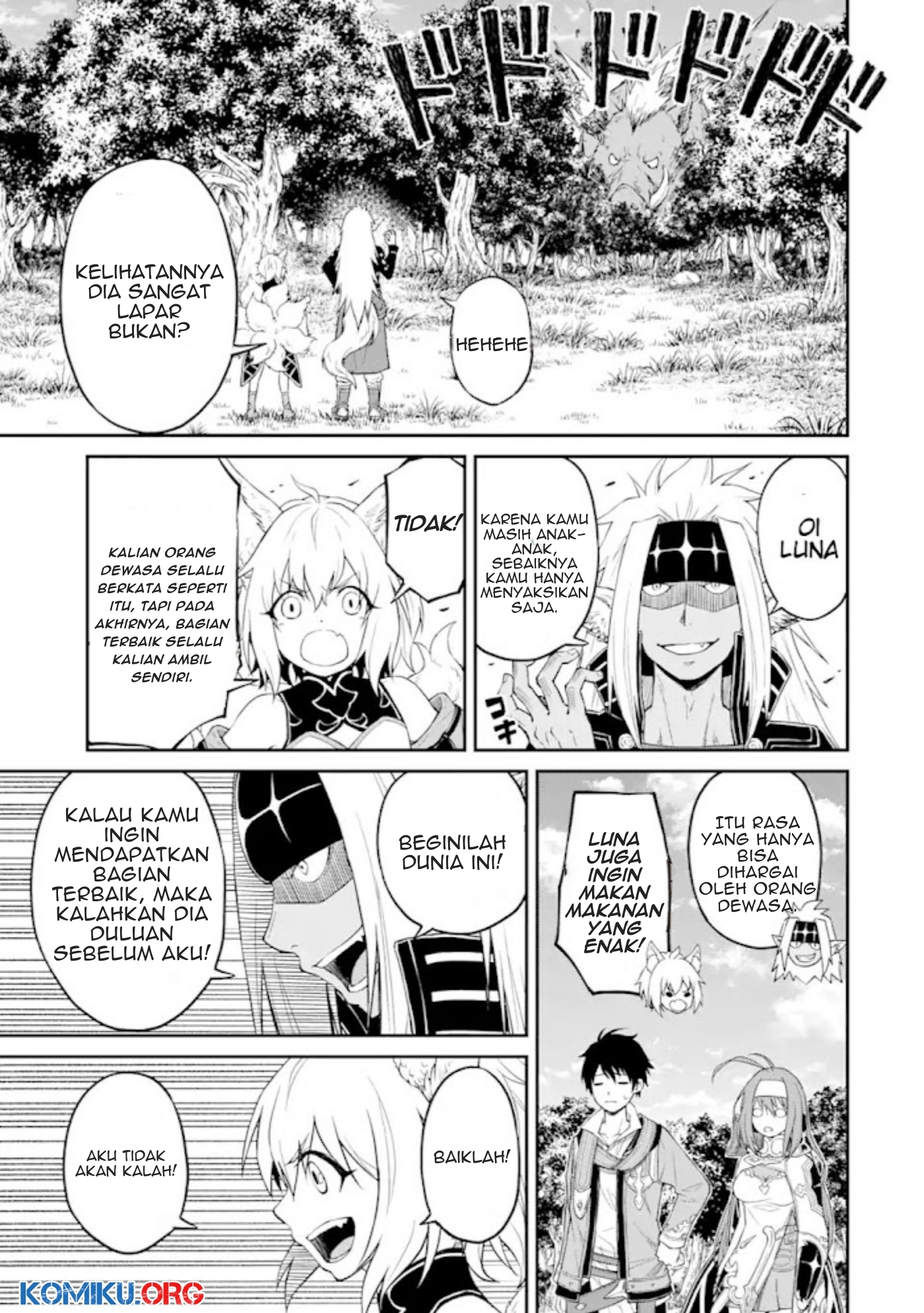 Manga Tensei Shitara Saikyoushutachi ga Sumau Shima Deshita. Kono Shima de Slow Life wo Tanoshimimasu Chapter 3.3 gambar 2
