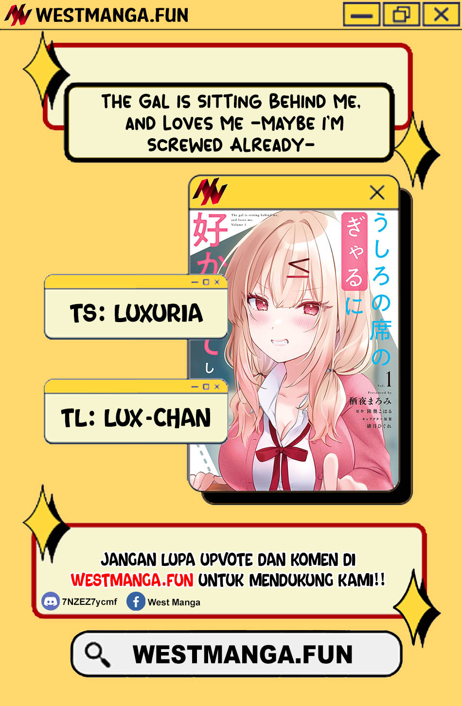 Manga The Gal Sitting Behind Me Likes Me -Maybe I’m Screwed Already- Chapter 14 gambar 2