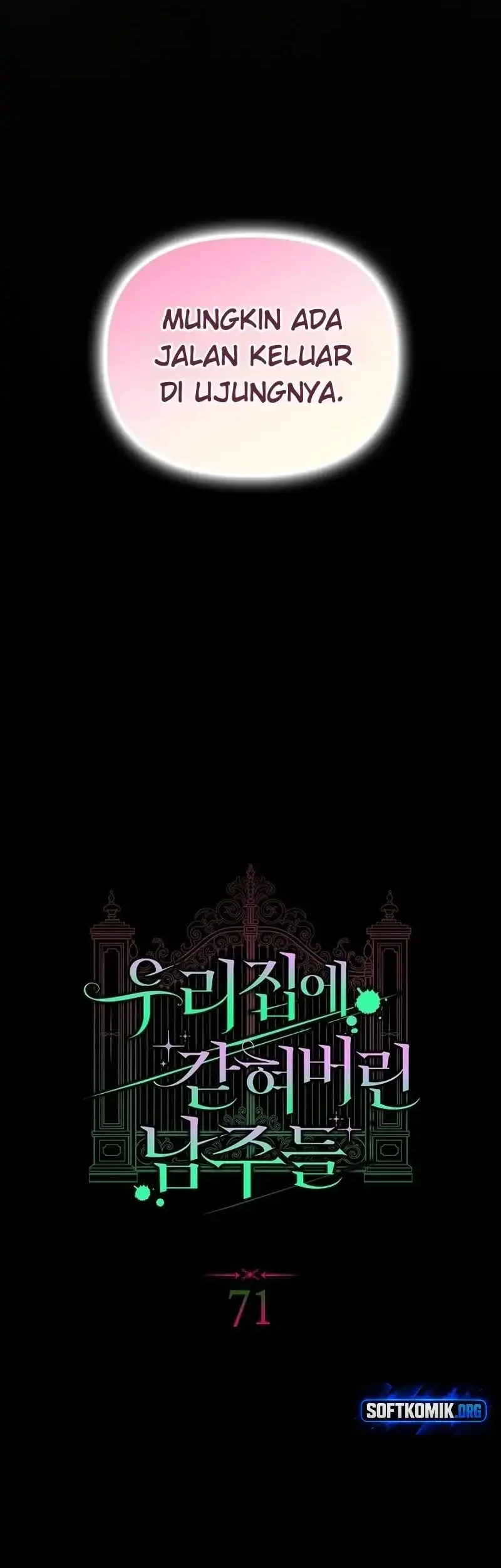 The Male Leads Are Trapped in My House Chapter 71 Gambar 5