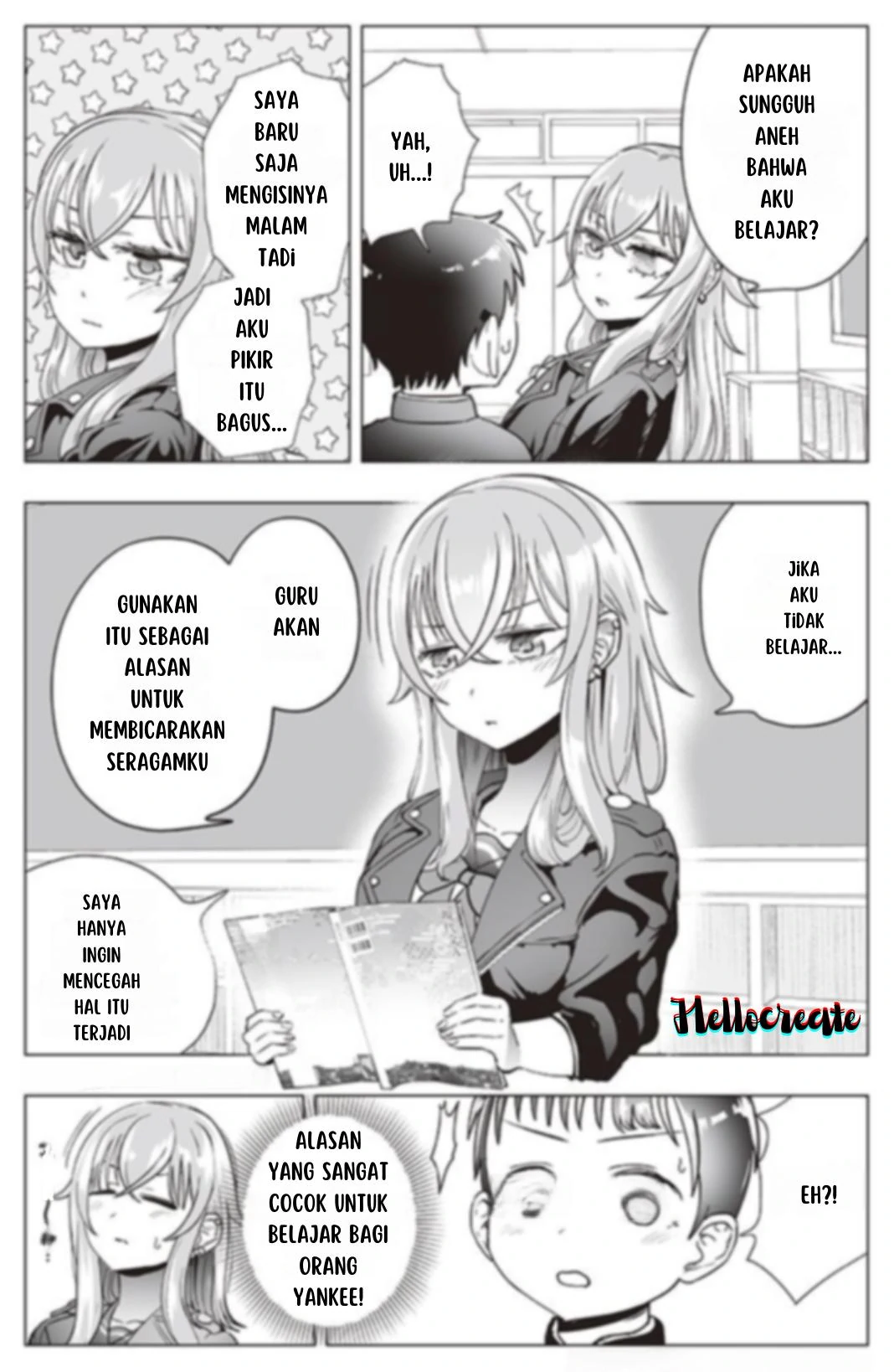 Manga The Many Weaknesses of Ayaka the Yankee JK Chapter 13 gambar 2