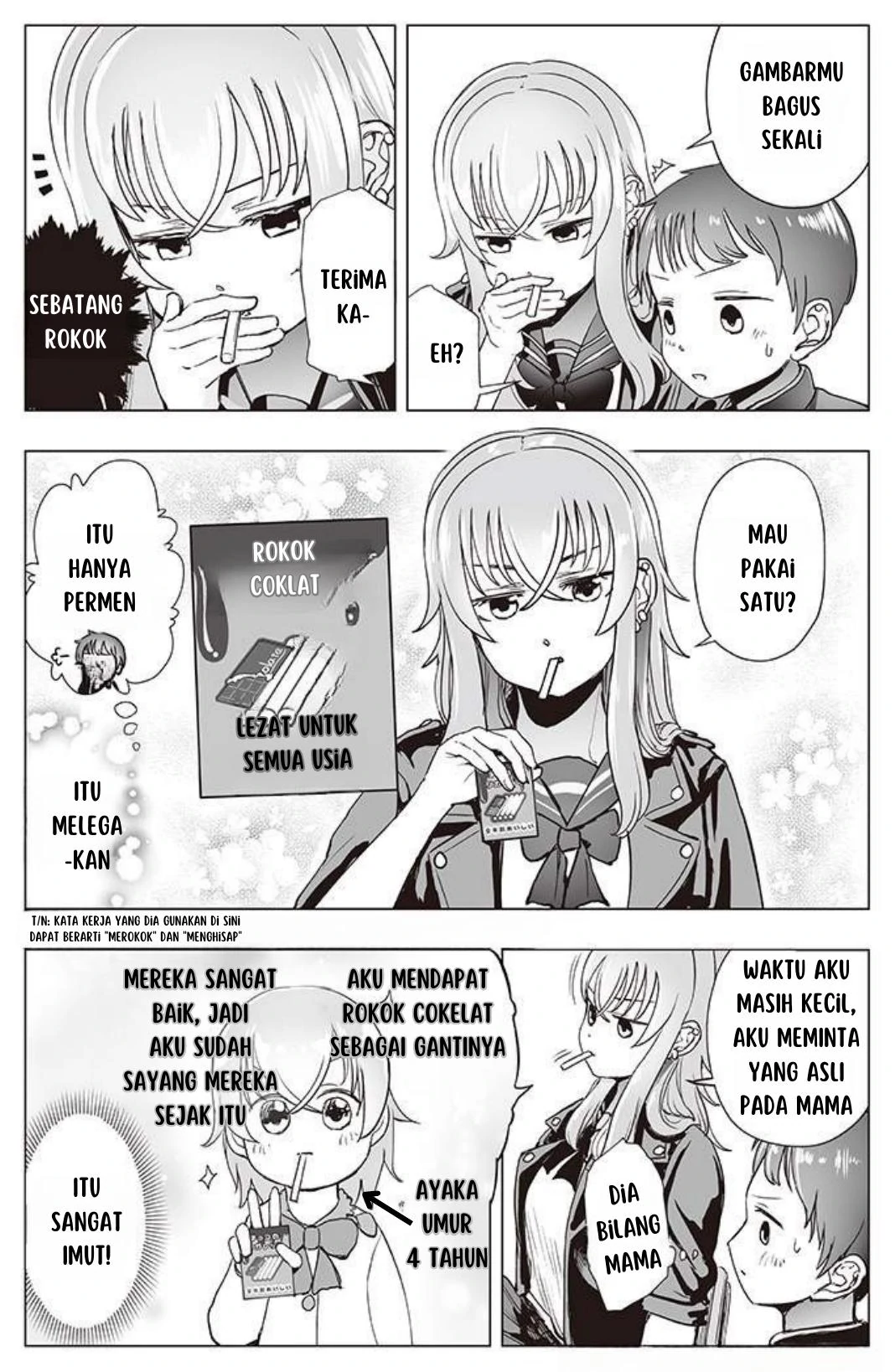 Manga The Many Weaknesses of Ayaka the Yankee JK Chapter 4 gambar 2