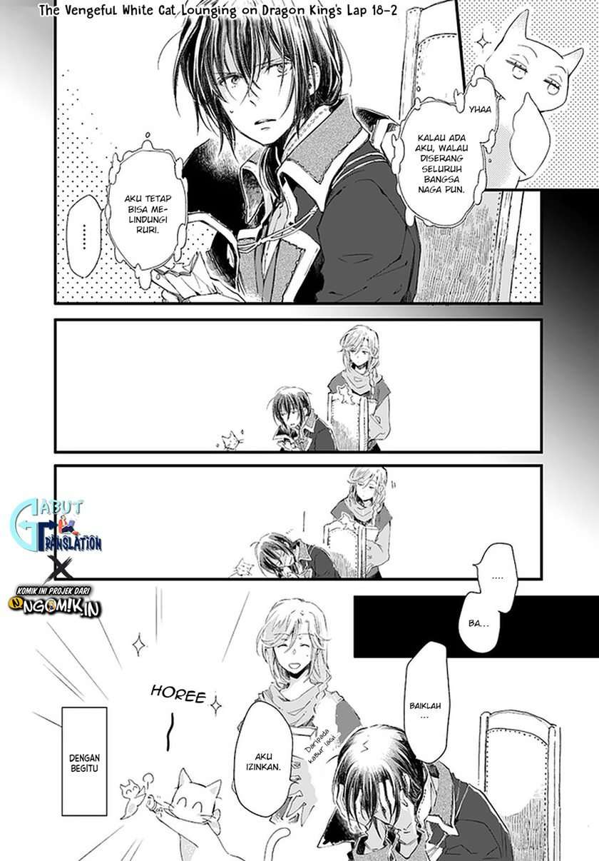 Manga The Vengeful White Cat Lounging on the Dragon King’s Lap Chapter 18.2 gambar 2